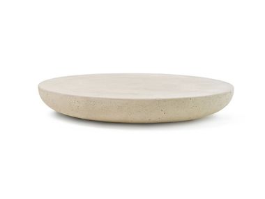 Low round cement coffee table MOGG - OLO H15 In Stock