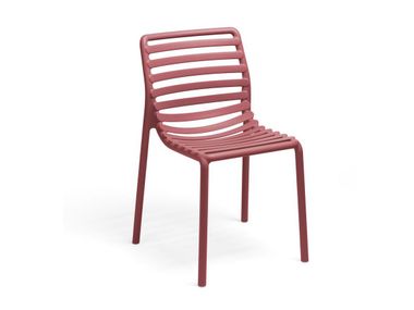 Polypropylene garden chair NARDI - DOGA BISTROT MARSALA In Stock