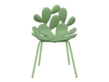 Polyethylene chair QEEBOO - FILICUDI GREEN SET In Stock