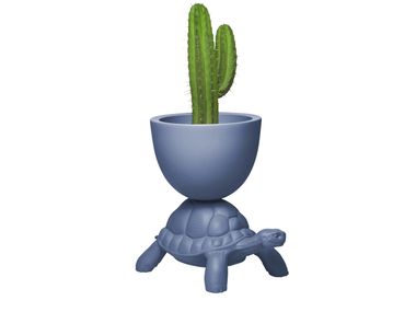 Gartenvase aus Polyethylen QEEBOO - TURTLE CARRY BLUE AVIO In Stock