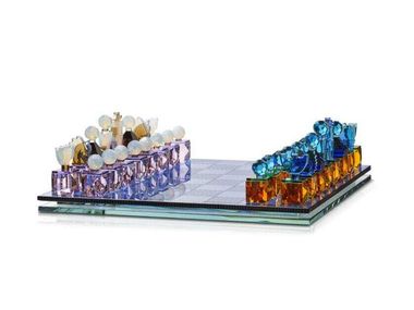 Scacchiera in cristallo REFLECTIONS COPENHAGEN - TRIUMPH CHESS In Stock