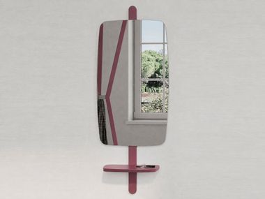 Rectangular wall-mounted mirror SCULPTURES JEUX - BURLESQUE In Stock