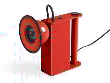 Lampada da tavolo a LED orientabile STILNOVO - MINIBOX RED In Stock