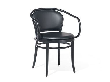 Wooden chair with armrests TON -  N° 33 In Stock