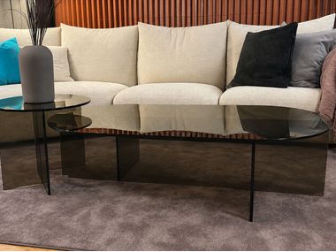 Glass coffee table TONELLI DESIGN - SESTANTE H36 In Stock