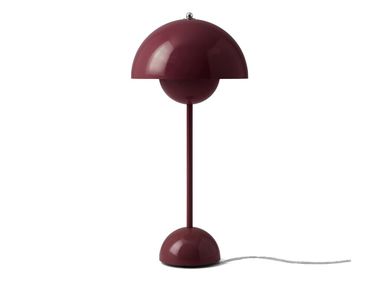 Metal table lamp &TRADITION - FLOWERPOT VP3 DARK PLUM In Stock