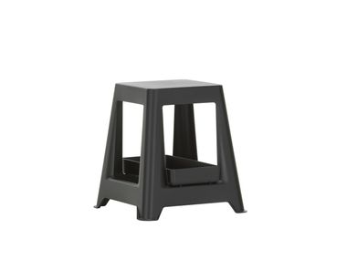 Stackable polypropylene stool VITRA - CHAP SEA DEEP BLACK In Stock