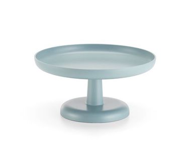 Rundes Serviertablett aus ABS VITRA - HIGH TRAY ICE GREY In Stock