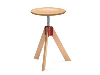 Swivel stool height-adjustable ZANOTTA - GIOTTO In Stock