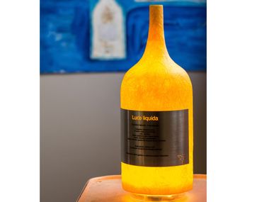 Cordless Nebulite® table lamp LUCE LIQUIDA 1 BATTERY In-es.artdesign