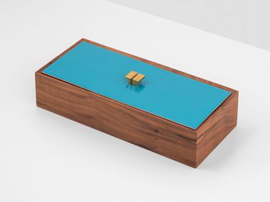 Portagioie in noce KARI Incalmi