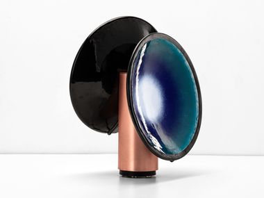 Dimmable LED copper table lamp SPECOLA TABLE Incalmi