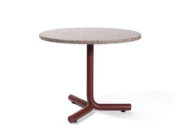 Round steel and RFS coffee table JIT 3 LEGS ON THE FLOOR 450 Infiniti