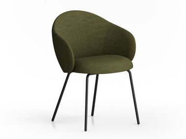 Upholstered fabric chair with armrests VOLTA ARMCHAIR Infiniti