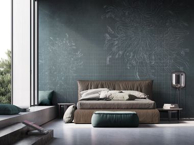 Wallpaper with floral pattern AONA Instabilelab