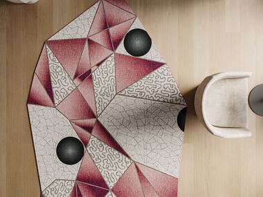 Geometrischer Teppich NORI Instabilelab