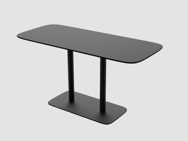 Rectangular laminate high table AIDE Intuit by Softrend