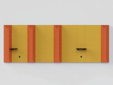 Wall-mounted foam Acoustic panel HOVER Intuit by Softrend