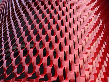 Stretched mesh for facade finish SIENA ItalMesh