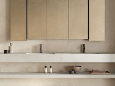 Single washbasin countertop LINEA.2 Italgraniti