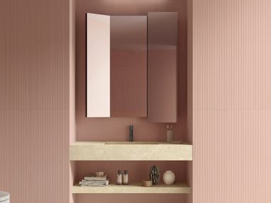 Single washbasin countertop LINEA Italgraniti