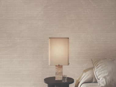 Porcelain stoneware 3D Wall Cladding with stone effect NATURAL DECORO STRIPE Italgraniti