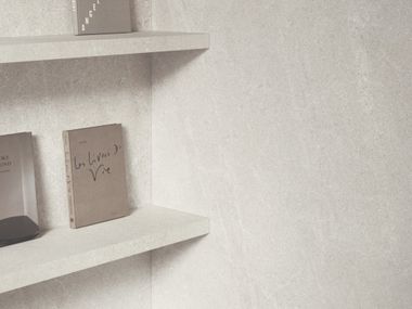 Porcelain stoneware wall/floor tiles with stone effect NATURAL WHITE Italgraniti