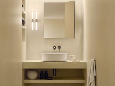 Single washbasin countertop PIANA Italgraniti