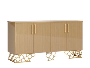 Wooden sideboard with doors JENNY VOLPI