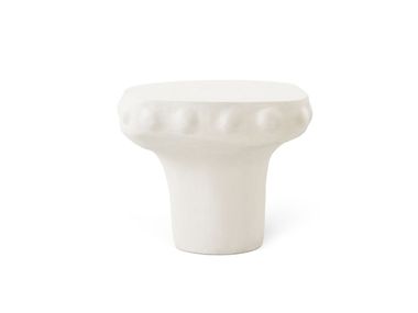 Round plaster central coffee table CUBA JOSÉ LEITE DE CASTRO