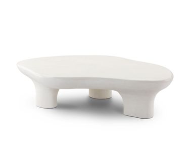 Free form plaster central coffee table URAL JOSÉ LEITE DE CASTRO