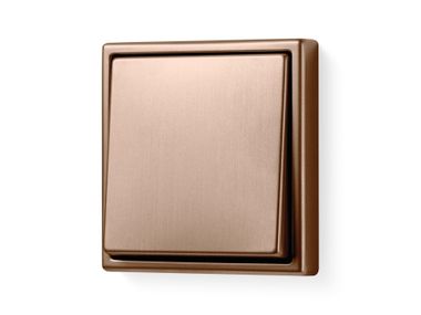 Interruttore in acciaio con finitura bronzo spazzolato LS 990 JUNG