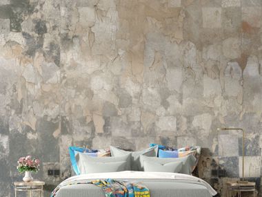 Wall effect nonwoven wallpaper CHECKER RELIC JaWalls