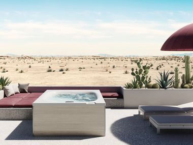 Hydromassage 2-seats above-ground minipool CITY™ SPA Jacuzzi®