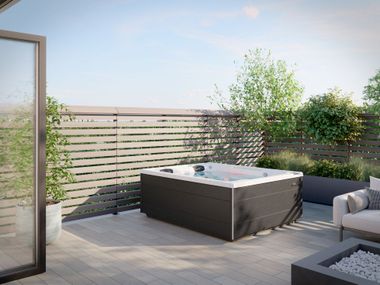 Outdoor 5-6-seats hydromassage hot tub J404L™ Jacuzzi®