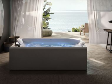 Hydromassage rectangular 2 seater bathtub ONIRA Jacuzzi®