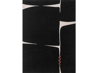 Handmade rectangular wool rug BLOCKS TRA-21069 Jaipur Rugs