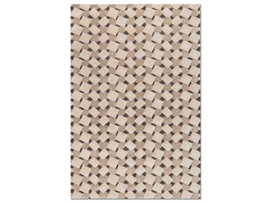Rectangular handmade wool rug CHIRASHI Jaipur Rugs