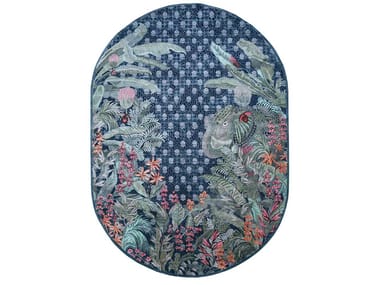 Tappeto ovale fatto a mano in lana INDE ROSE SLR-7071 Jaipur Rugs