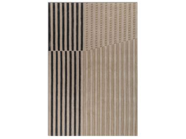 Handmade rectangular wool rug SUKIMA - Marble/Marine blue Jaipur Rugs