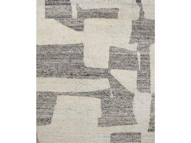 Handmade rectangular wool rug ZURI AKWL-1793 FROST GRAY Jaipur Rugs