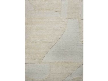 Rectangular handmade wool rug ZURI AKWL-1794 SNOW WHITE Jaipur Rugs