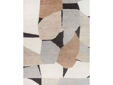 Rectangular handmade wool rug ZURI AKWL-1803 ANTHRACITE Jaipur Rugs