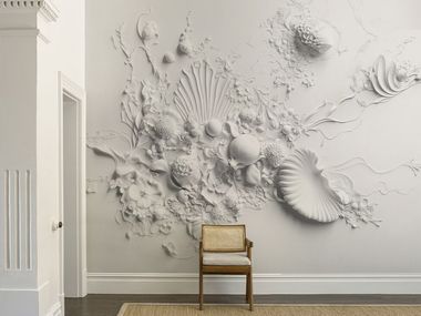 Carta da parati effetto 3D con motivi floreali INCANTO Jannelli&Volpi