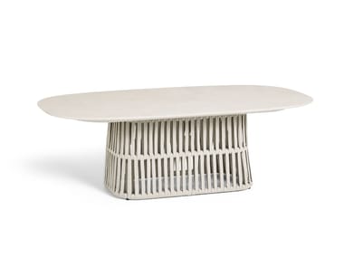 Tavolino da giardino rettangolare CALA Jati Kebon