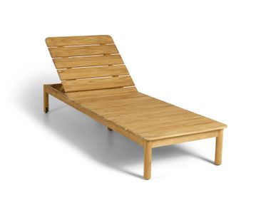 Recliner teak sun lounger TOFINO TEAK Jati Kebon