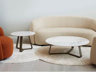 Round Xeramica coffee table CURVE Joli