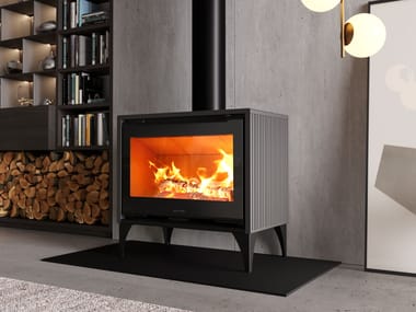 Jolly Mec, QUADRO+ CERAMIC Stufa a legna per riscaldamento aria