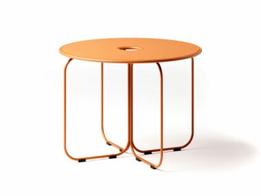 Tavolo rotondo in acciaio verniciato a polvere AERO 100 Joyf