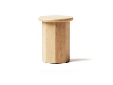 Round wooden coffee table FLOW Joyf